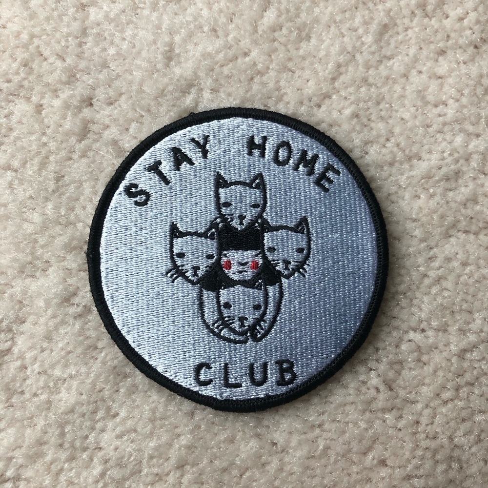 *sold* Stay Home Club cat patch